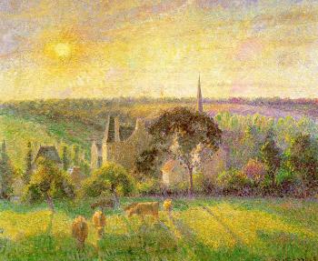 Camille Pissarro : Countryside and  Eragny Church and Farm